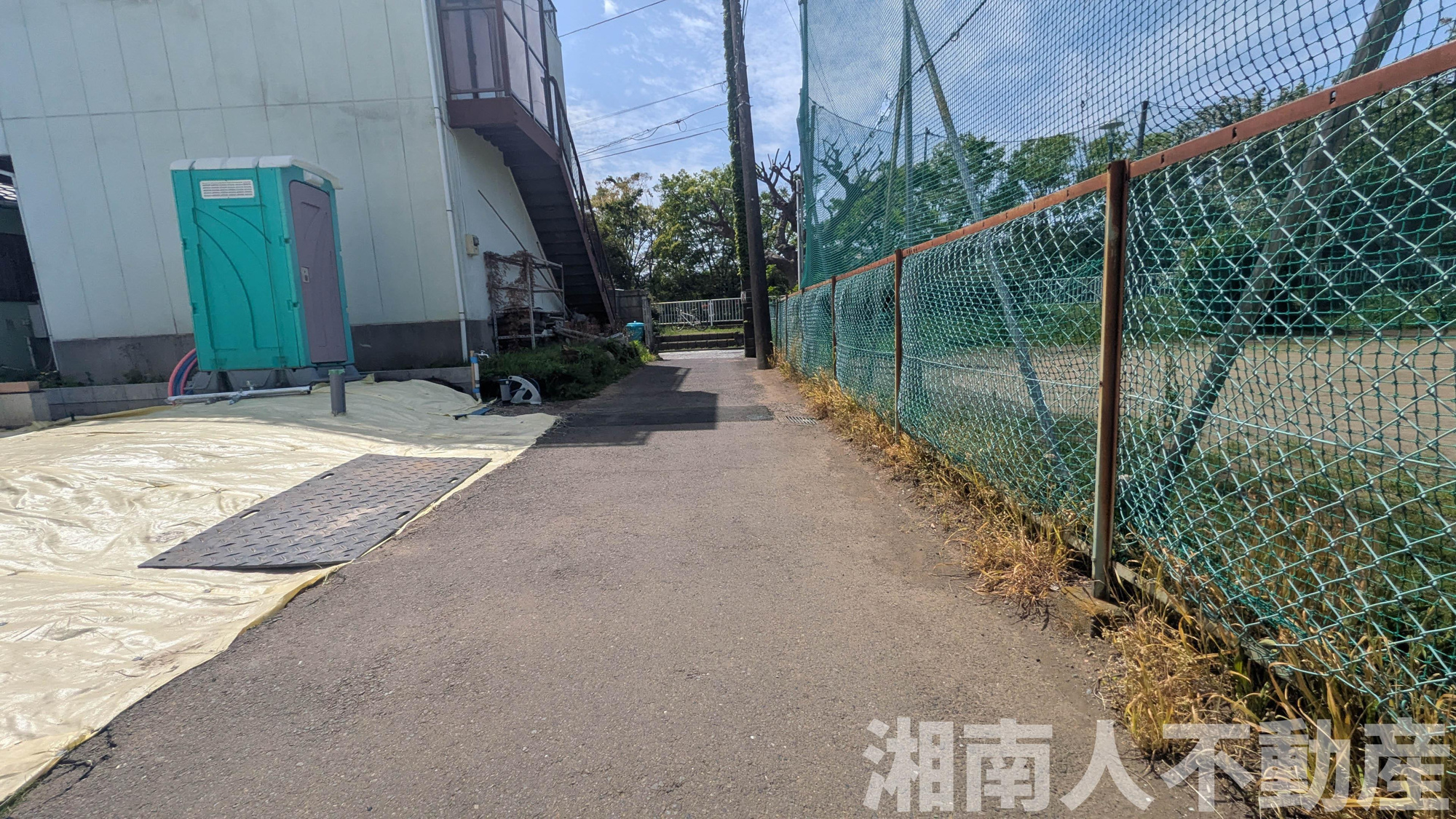 藤沢市鵠沼神明４丁目１７５新築戸建ての前面道路含む現地写真|前面道路含む現地写真です