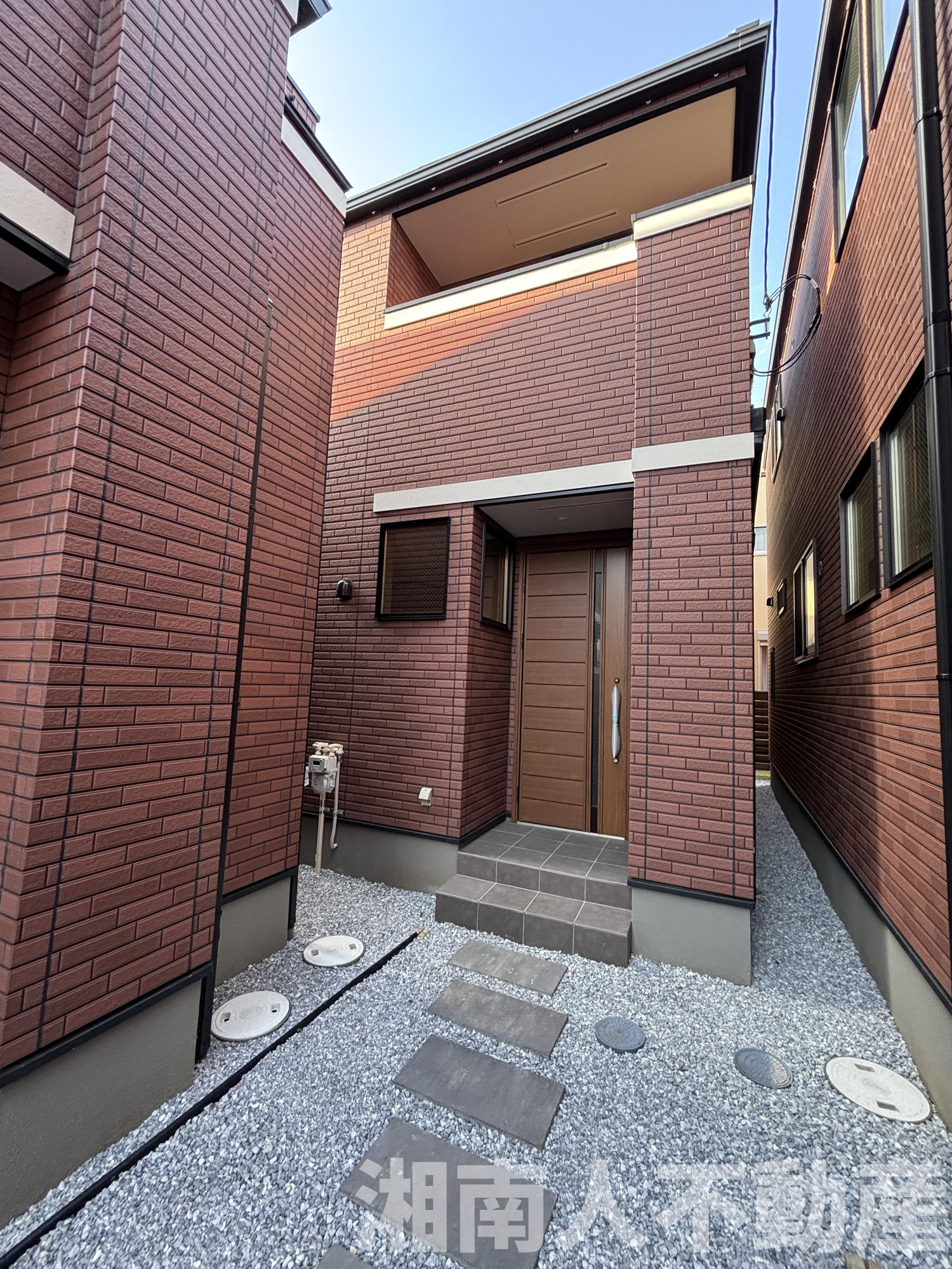 茅ヶ崎市浜竹３丁目の新築一戸建の外観|外はこのようになっています