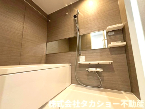サンクレイドル千葉登戸スカイレジデンスの浴室|ゆったり過ごせるお風呂です