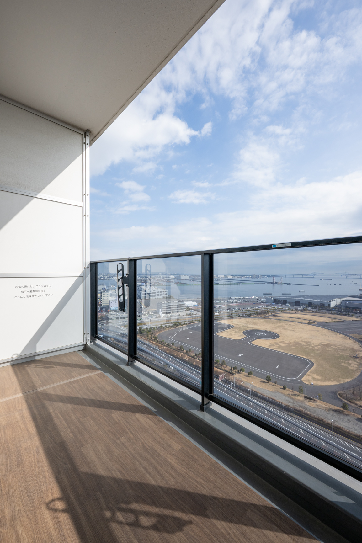 シティタワーズ東京ベイ セントラルタワーのバルコニー