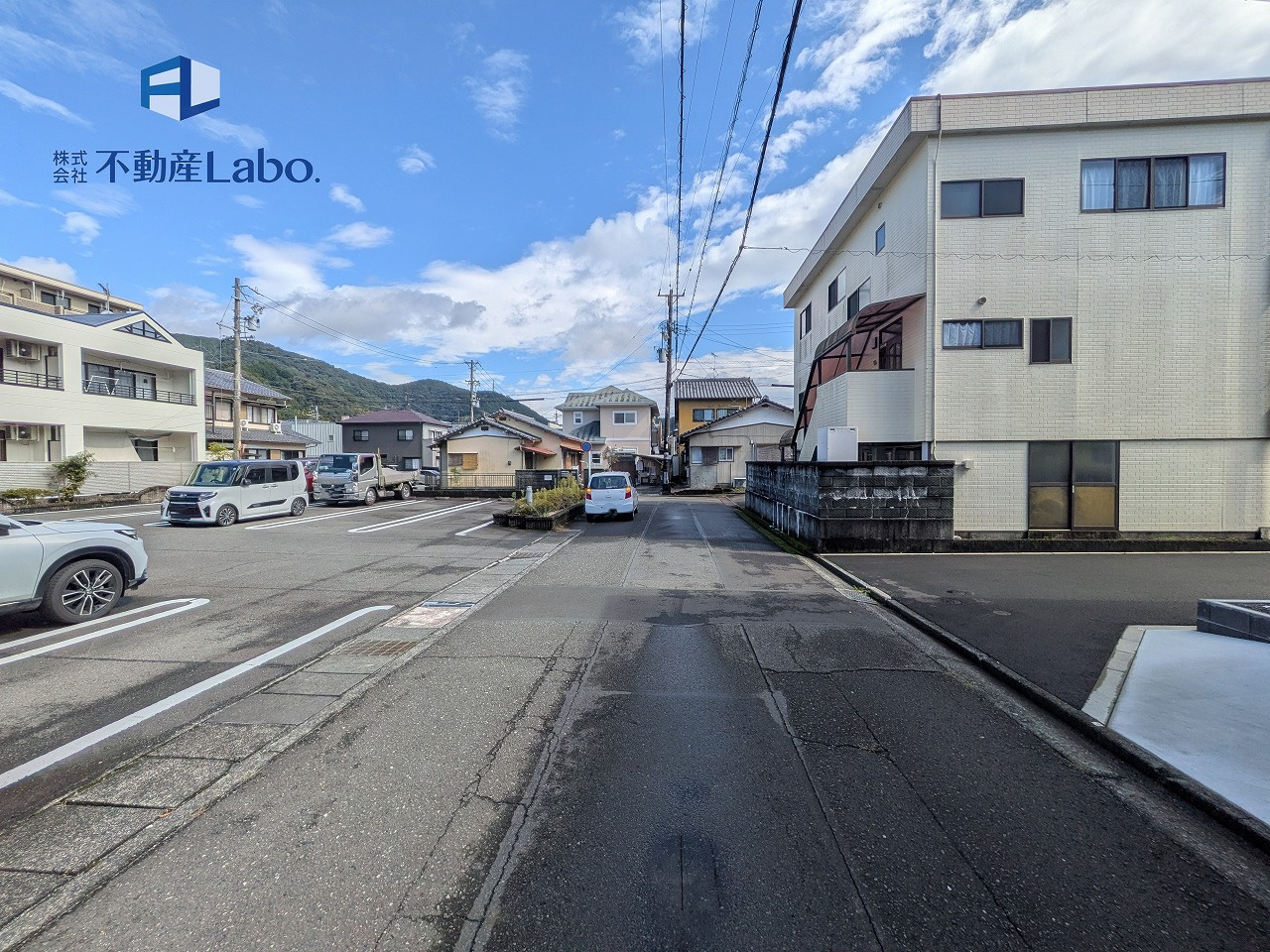 静岡市葵区羽鳥六丁目5期　全1棟の前面道路含む現地写真