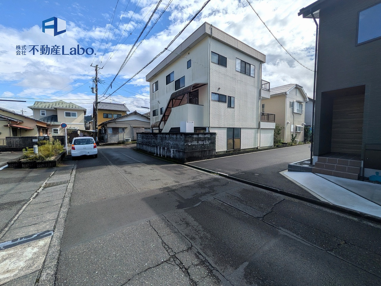 静岡市葵区羽鳥六丁目5期　全1棟の前面道路含む現地写真