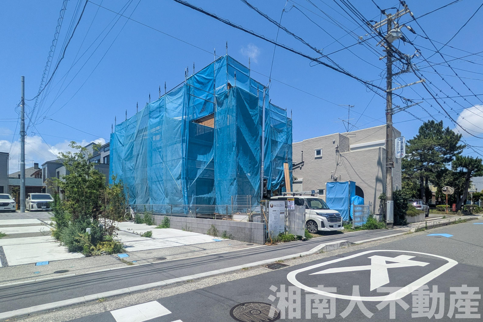 藤沢市辻堂東海岸１丁目１５－２３新築戸建ての前面道路含む現地写真|前面道路含む現地写真です