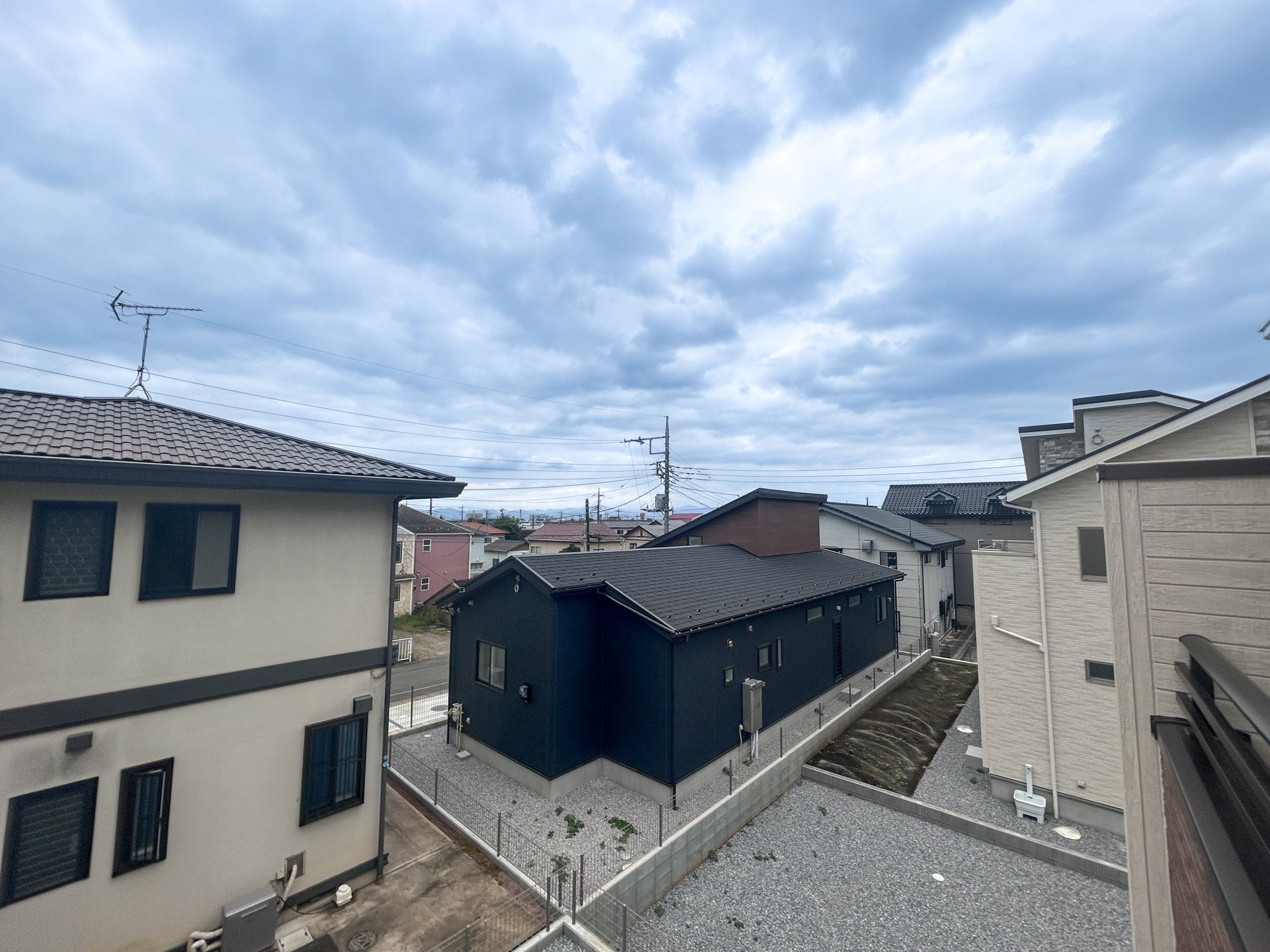 伊勢崎市豊城町　新築住宅全2棟の展望|見晴らしの良い眺望は開放感たっぷり♪