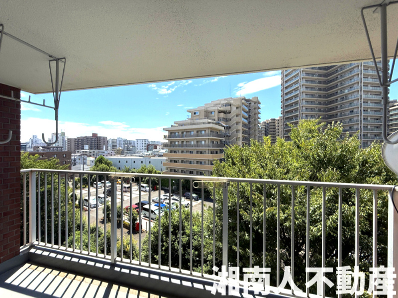 湘南台ブラウンハイムのバルコニー|最上階角部屋の為、眺望良好♪
