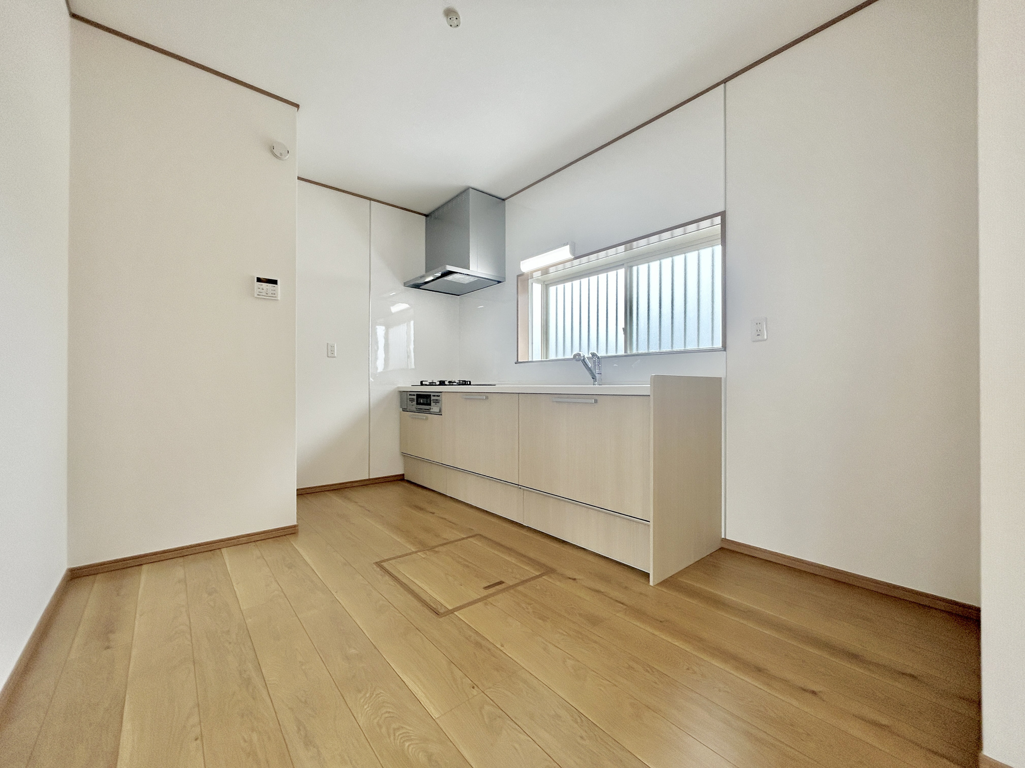 藤岡市藤岡1期　中古住宅のキッチン|キッチンワークしながら大切な家族との会話を楽しむ。家族のコミュニケーションが生まれるキッチンです♪
