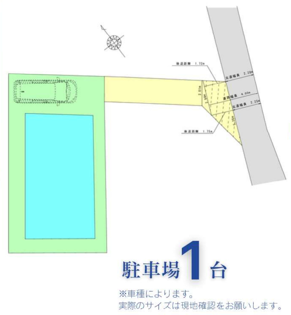 横浜市戸塚区上矢部町 新築戸建て【仲介手数料無料】の区画図