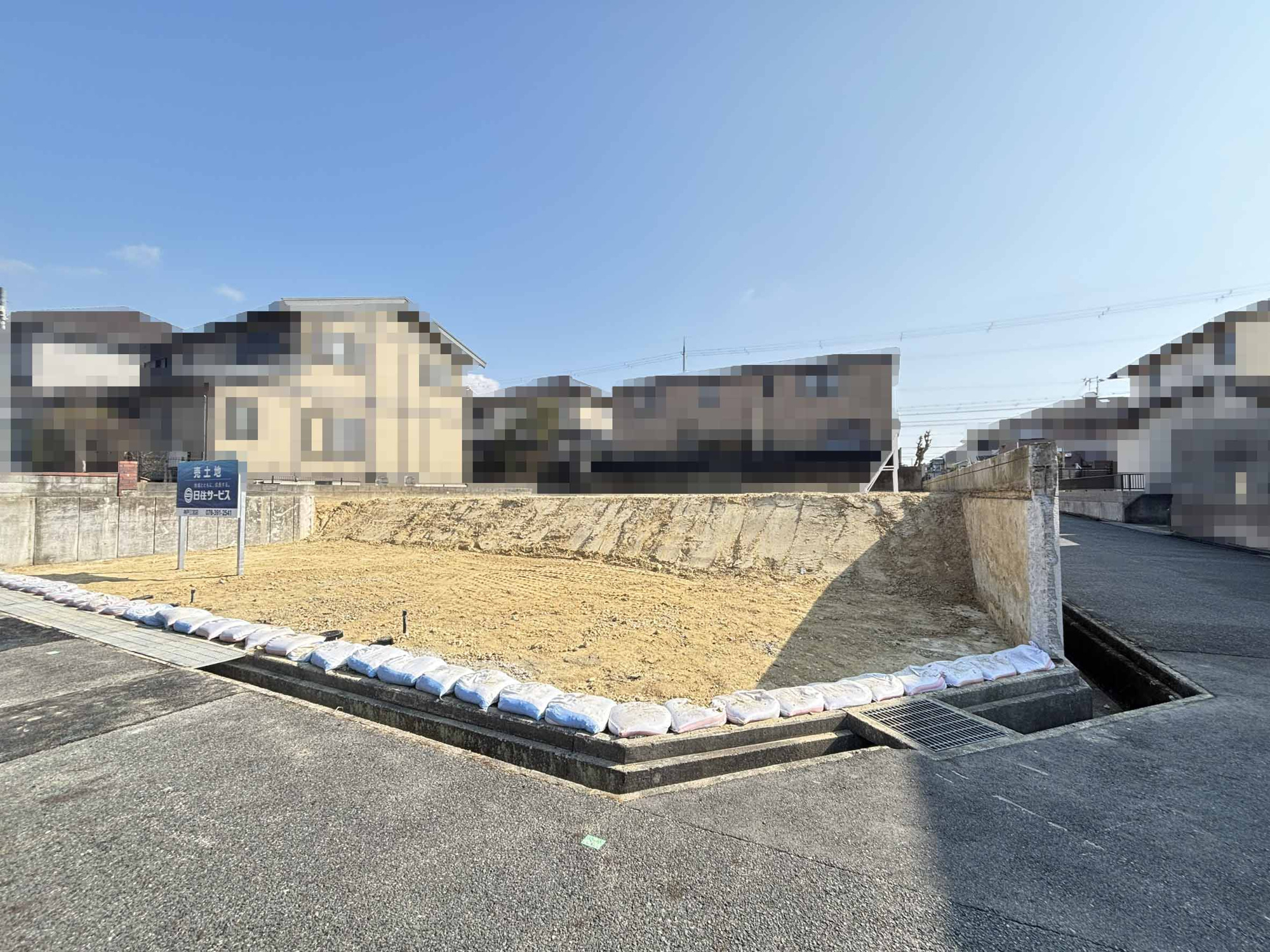 美賀多台２丁目土地の外観|北西側から撮影
