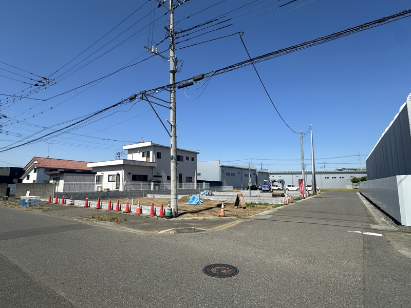 【館林市富士見町全3区画　3号棟　分譲地全景】
全3区画建設予定地です。