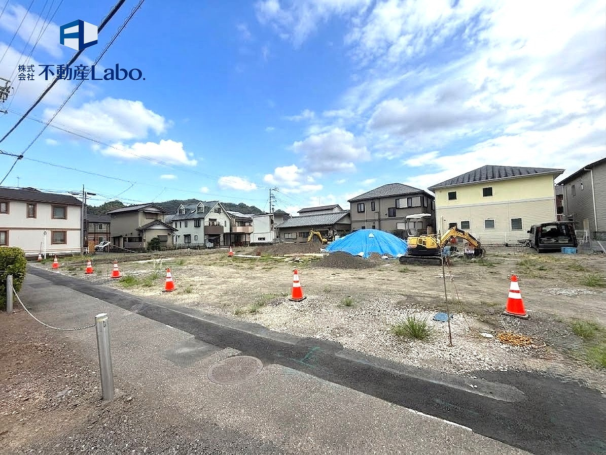 クレイドルガーデン　静岡市葵区新伝馬第3の外観|現地の広さや配置がわかる一枚です♪
暮らしのイメージが膨らみます♪