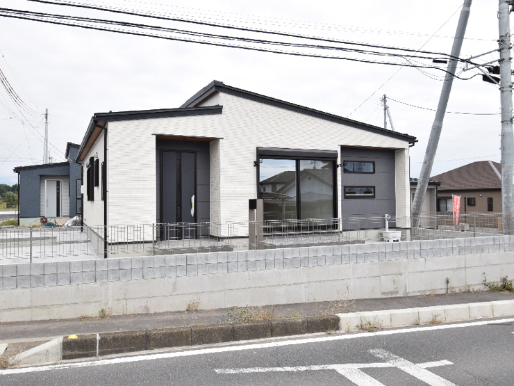 【７号棟：外観】高崎市金古町「全11区画」7号棟 平屋3LDK+S