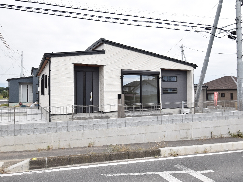 【７号棟：外観】高崎市金古町「全11区画」7号棟 平屋3LDK+S