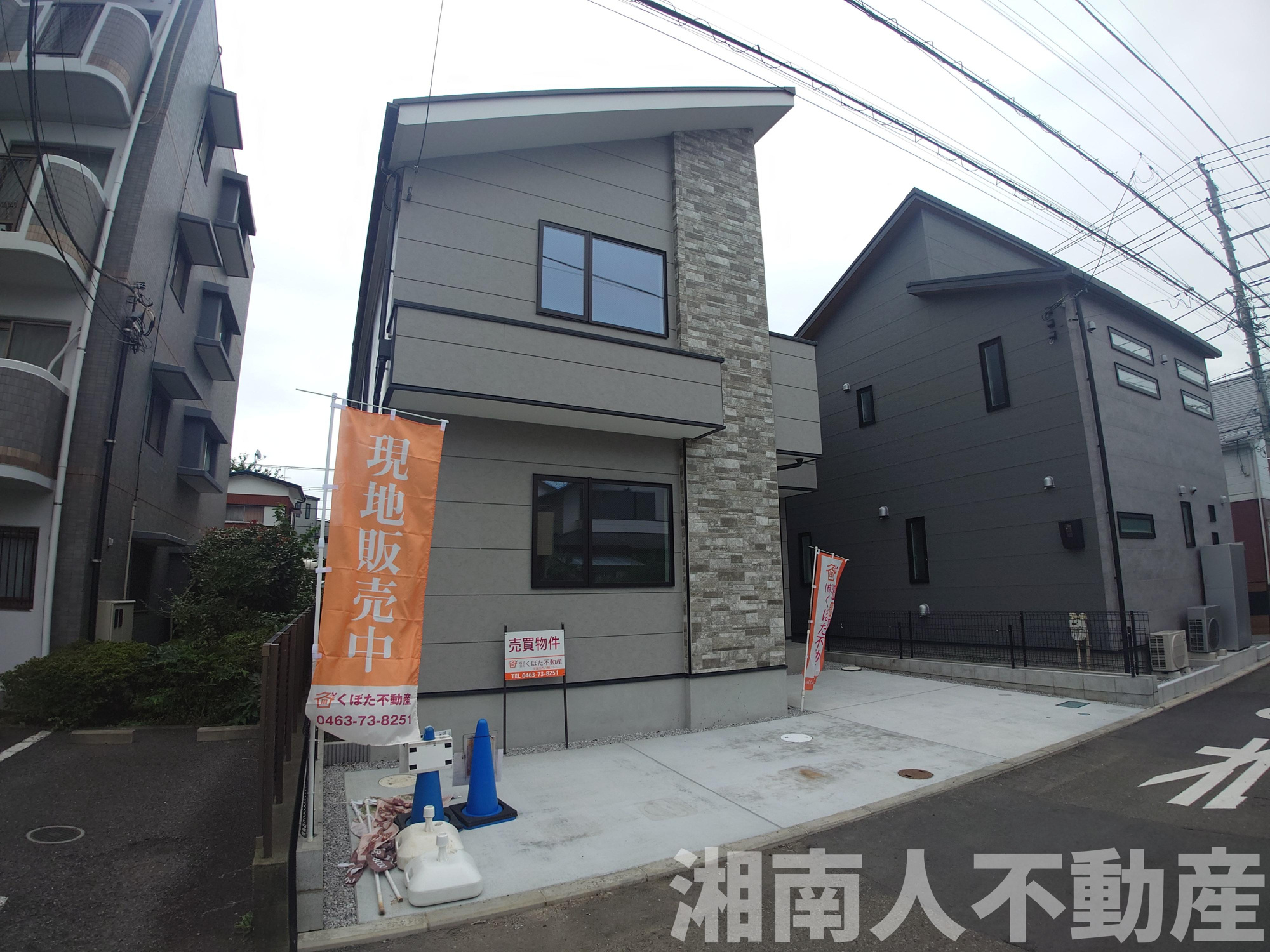 平塚市達上ケ丘１４６３－１新築戸建ての外観|外観もきれいです