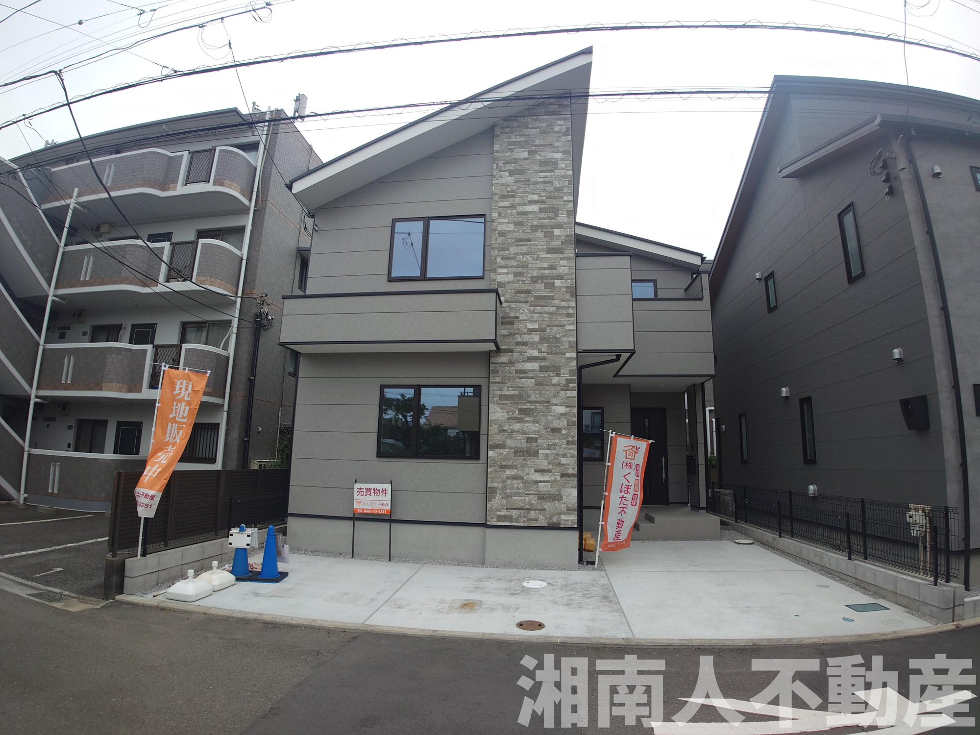 平塚市達上ケ丘１４６３－１新築戸建ての外観|外観もきれいです