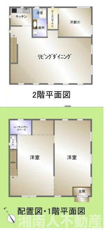鎌倉市七里ガ浜東４丁目１６－２戸建ての間取り