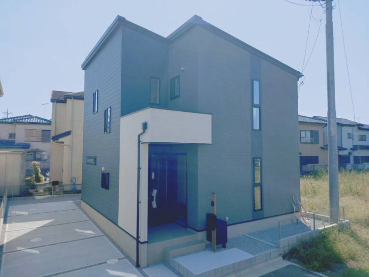 【坂戸市鎌倉町6号棟 外観】建物完成しました！(2026.08.31撮影)