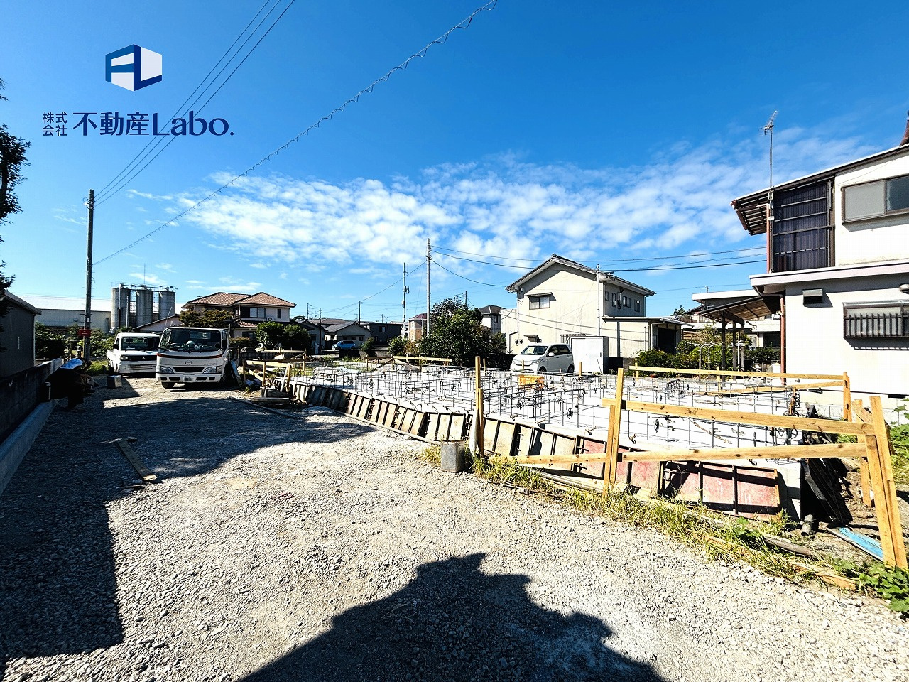 クレイドルガーデン　沼津市松長　第5　全3棟の前面道路含む現地写真|全3棟で新登場♪