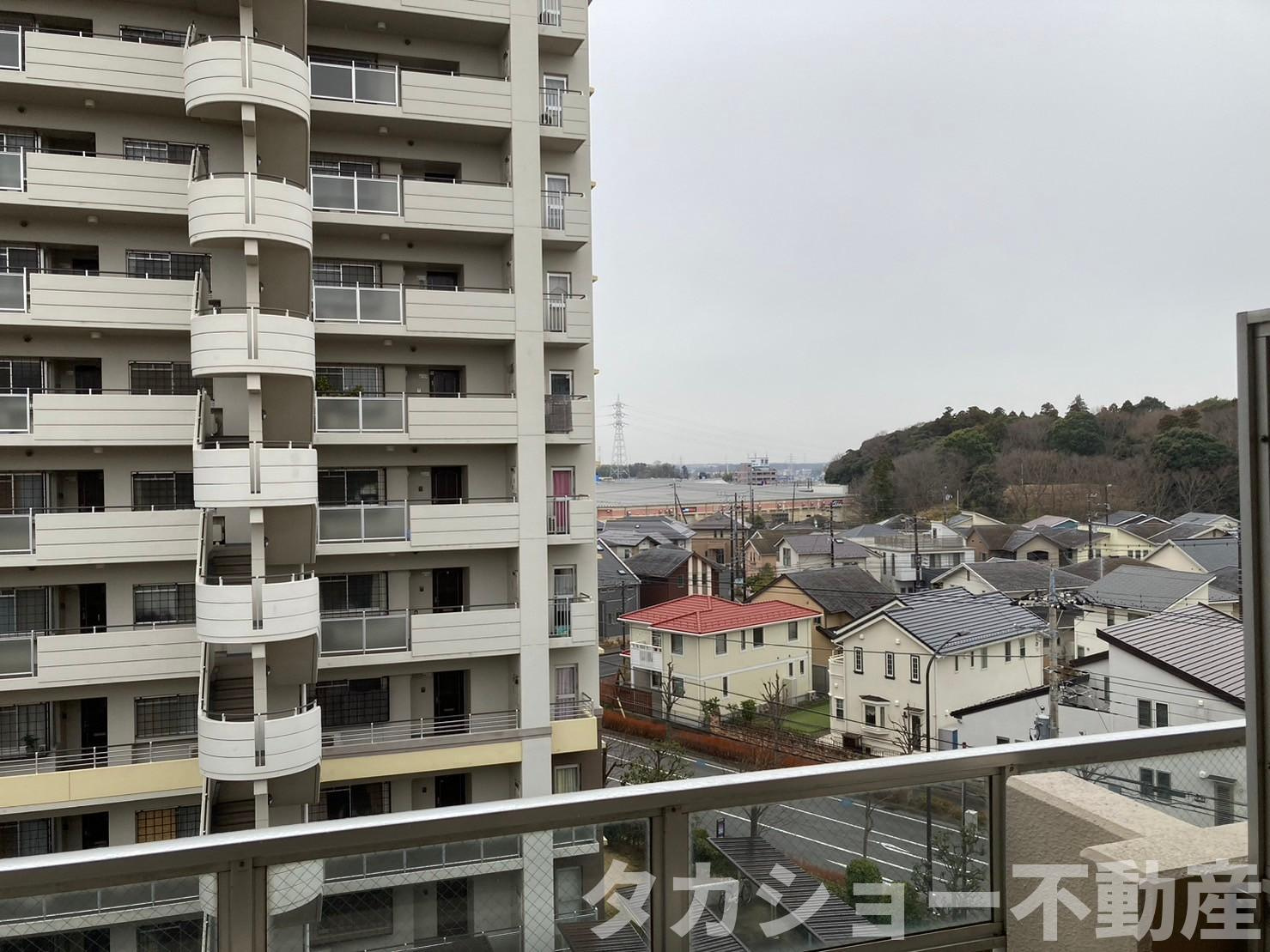 プラザ学園前　第4号棟の展望