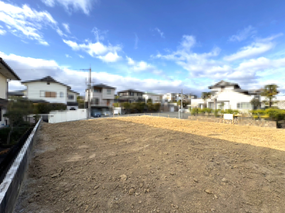 吹田市高野台5丁目の外観|南側から撮影