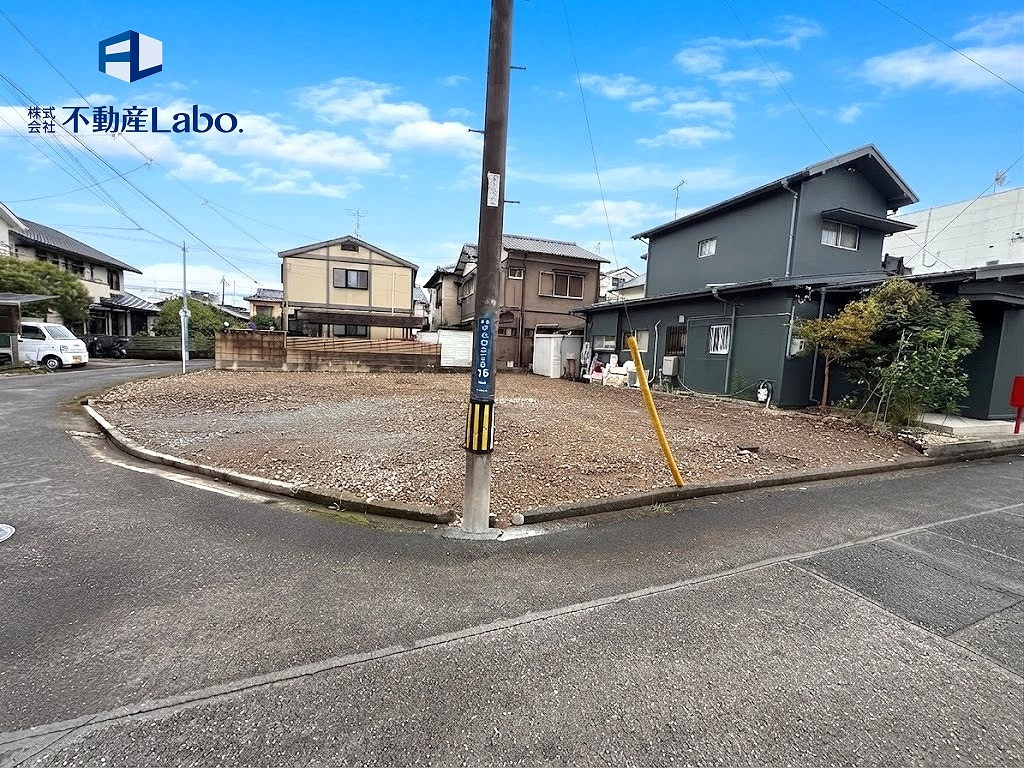 リーブルガーデン　葵区千代田2丁目２期　全2棟の前面道路含む現地写真|現在は更地ですがこれから素敵な住いが完成していきます♪