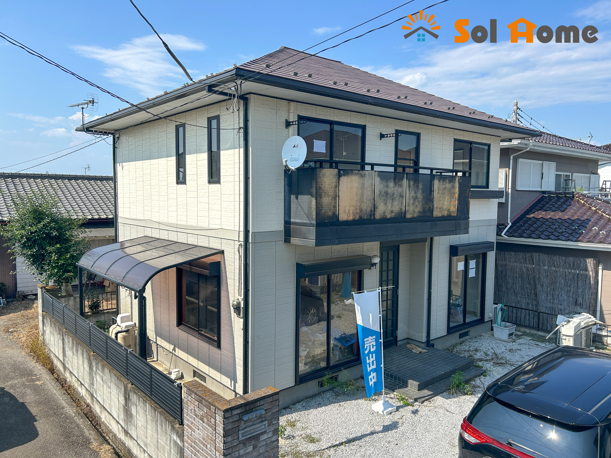 藤岡市中島　中古住宅の外観|◆本日のご案内も大歓迎です♪◆ 図面や写真では分からない部分を不動産のプロが丁寧にご説明いたします！！ 年中無休のソルホームはいつでもお問い合わせをお待ちしております♪