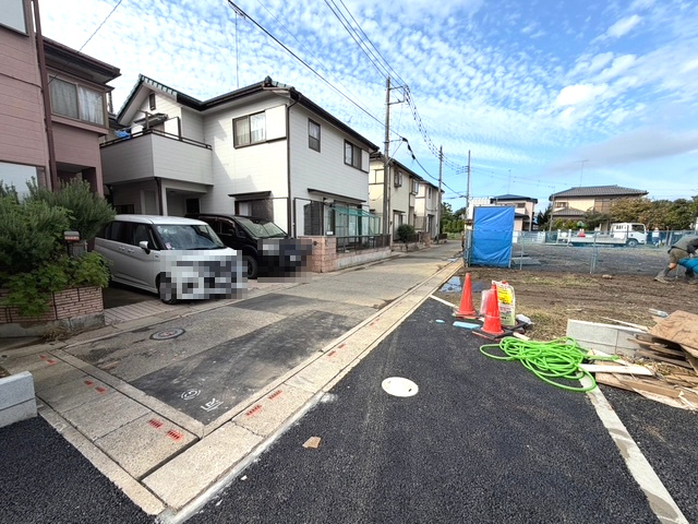 幸手市上高野第9　2号棟　前面道路