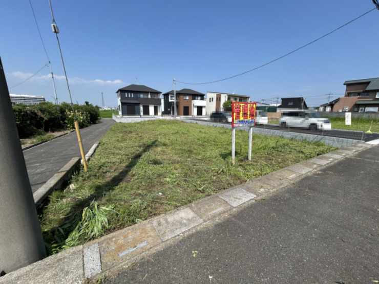 1号地　300.98㎡（91.04坪）前面道路含む現地写真です！（2026/10/03撮影）