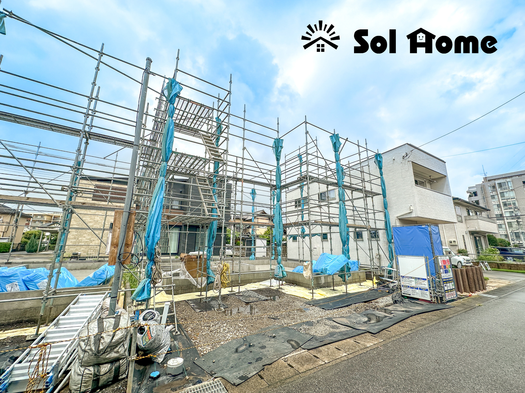 宇都宮市陽東３丁目　新築住宅全２棟の外観|◆本日のご案内も大歓迎です♪◆ 図面や写真では分からない部分を不動産のプロが丁寧にご説明いたします！！ 年中無休のソルホームはいつでもお問い合わせをお待ちしております♪