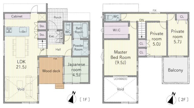 横浜市瀬谷区下瀬谷3丁目 新築戸建て【仲介手数料無料】の間取り