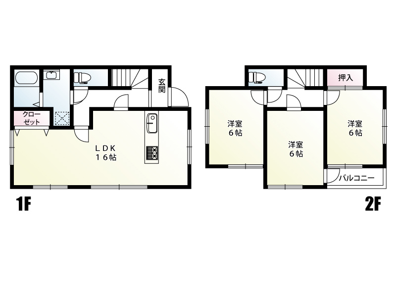 北葛飾郡杉戸町屏風　中古戸建