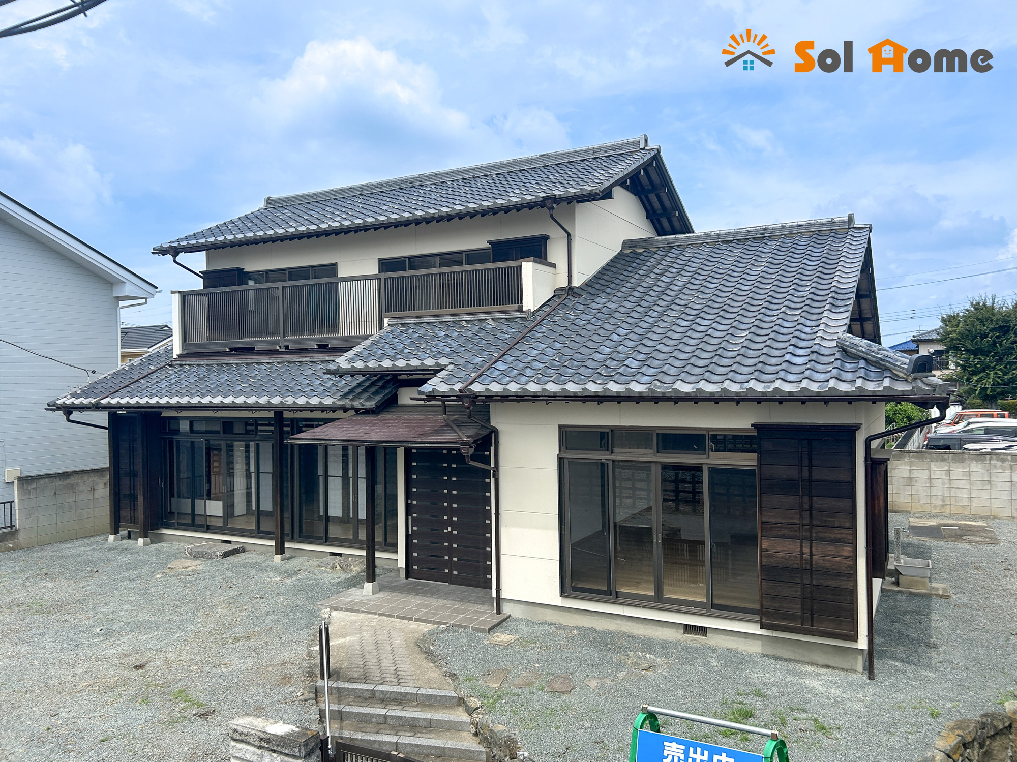 伊勢崎市境百々東　中古住宅の外観|◆本日のご案内も大歓迎です♪◆ 図面や写真では分からない部分を不動産のプロが丁寧にご説明いたします！！ソルホームはいつでもお問い合わせをお待ちしております♪
