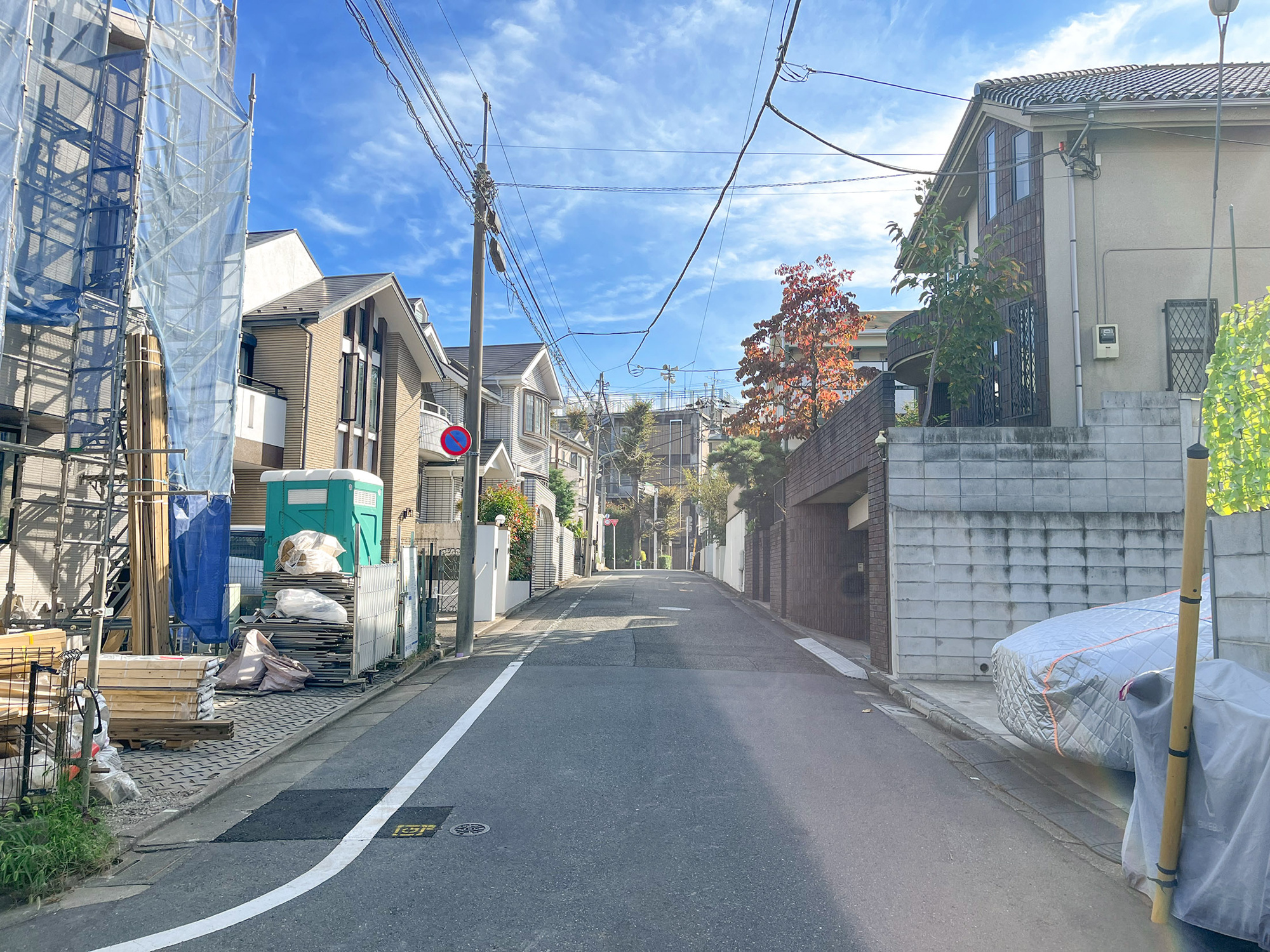 新築分譲［ミラクラス久が原Ⅵ］の前面道路含む現地写真|現地写真（2026年10月撮影）