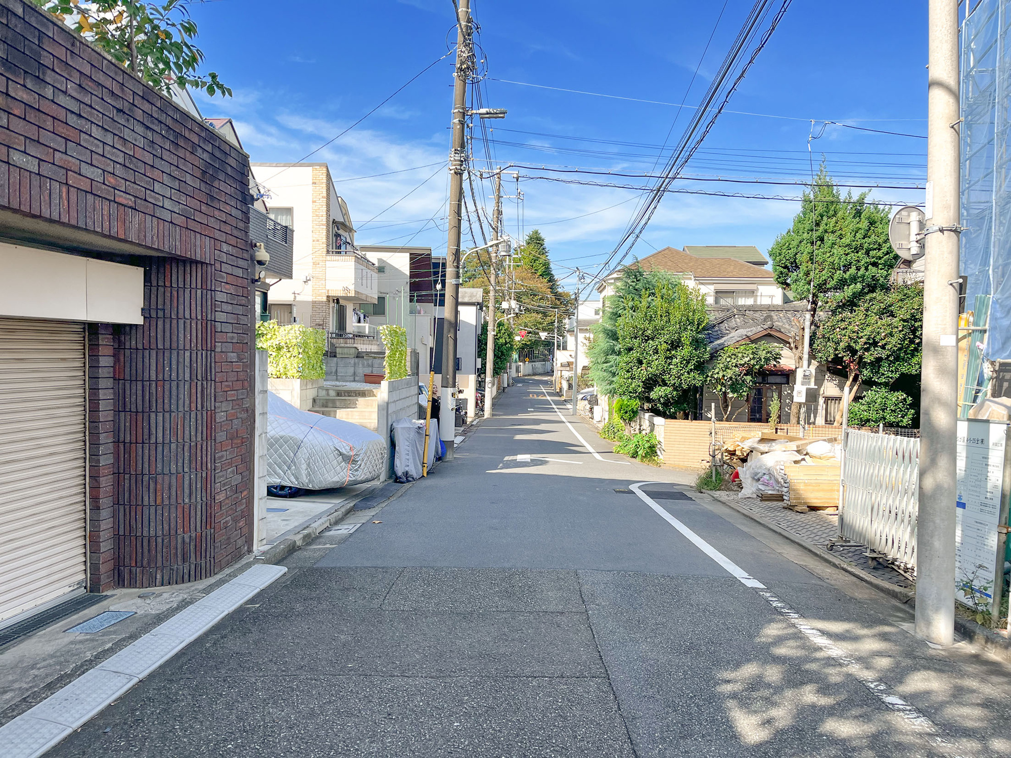 新築分譲［ミラクラス久が原Ⅵ］の前面道路含む現地写真|現地写真（2026年10月撮影）