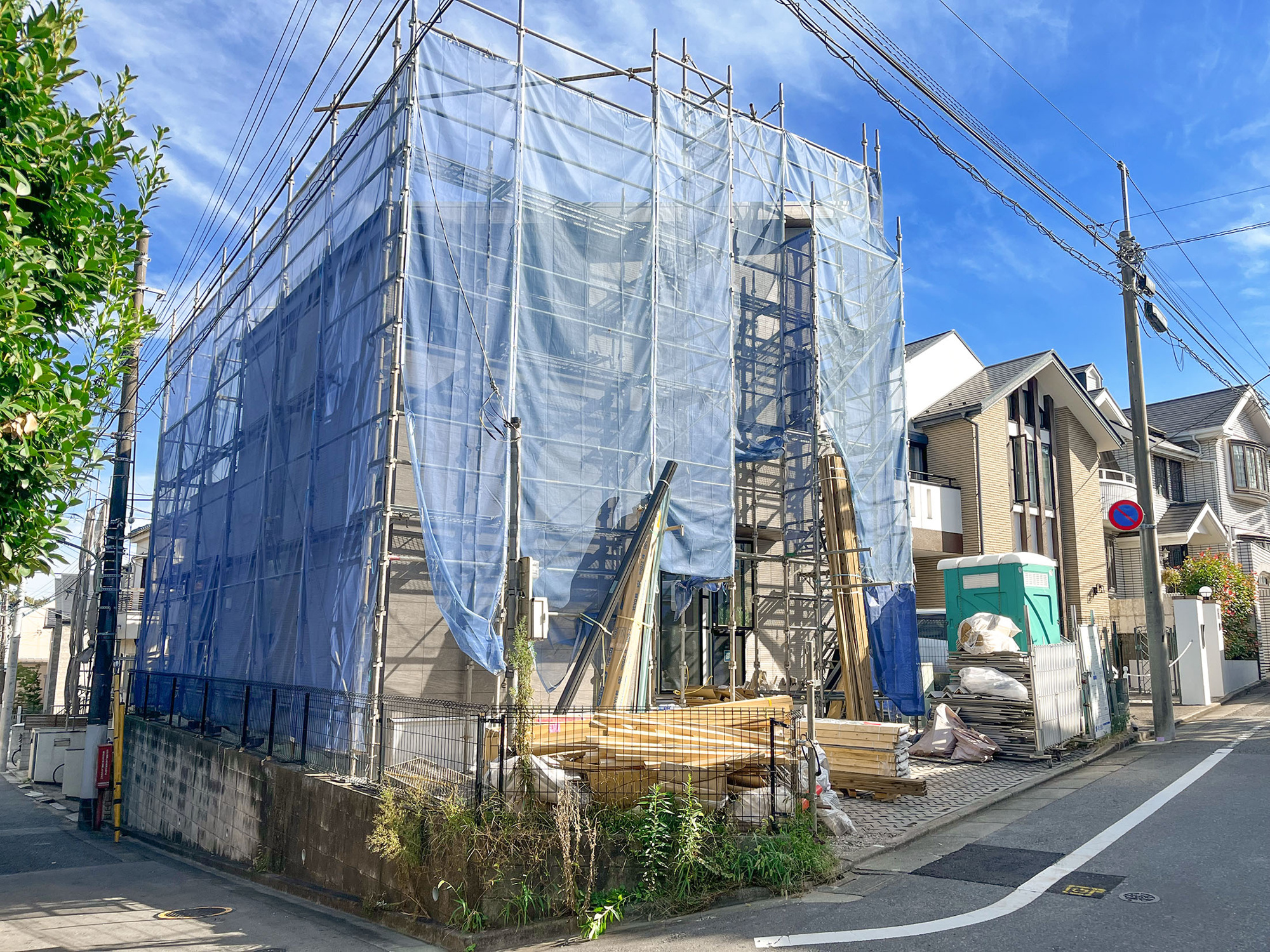 新築分譲［ミラクラス久が原Ⅵ］の前面道路含む現地写真|現地写真（2026年10月撮影）