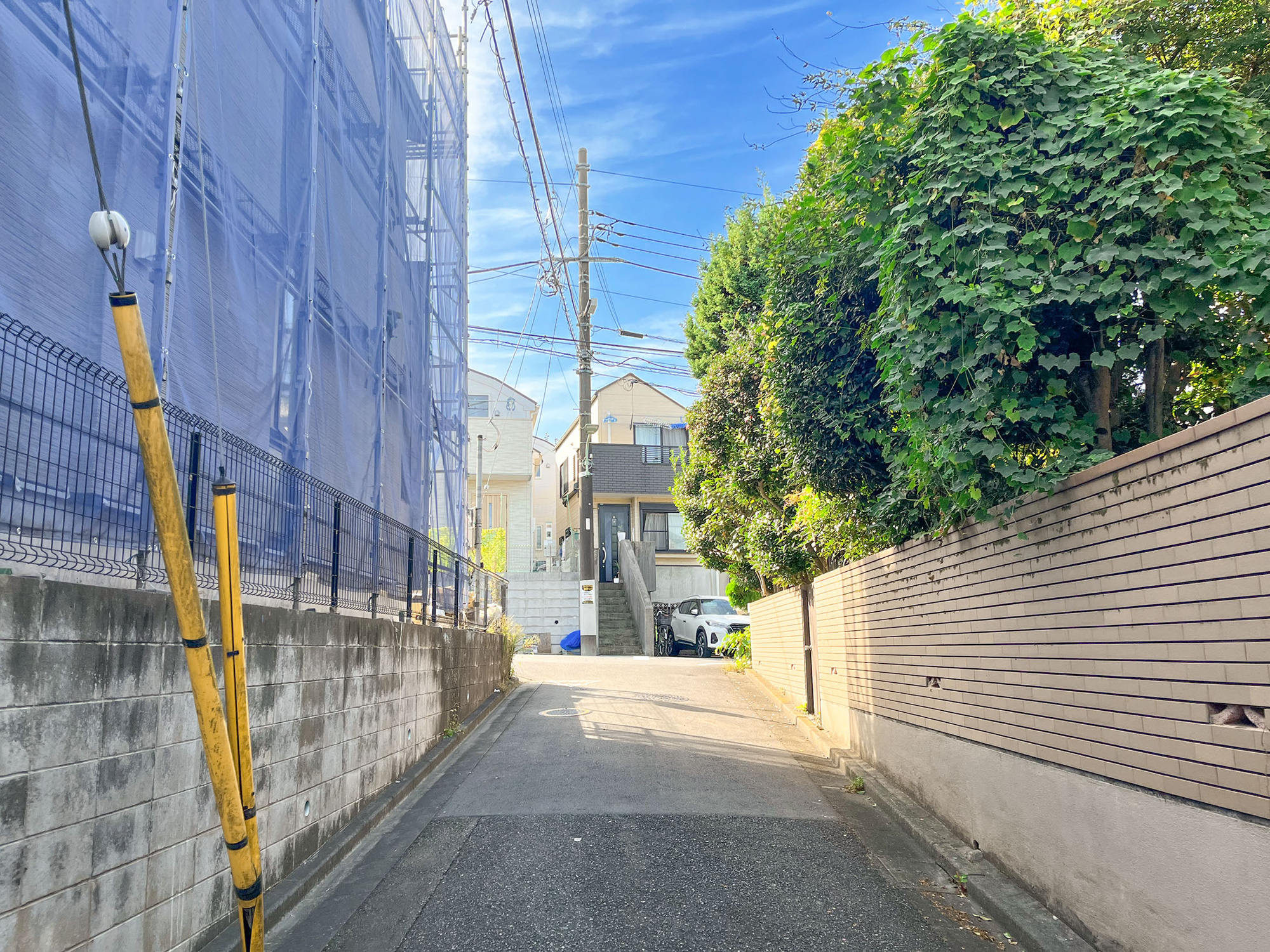 新築分譲［ミラクラス久が原Ⅵ］の前面道路含む現地写真|現地写真（2026年10月撮影）