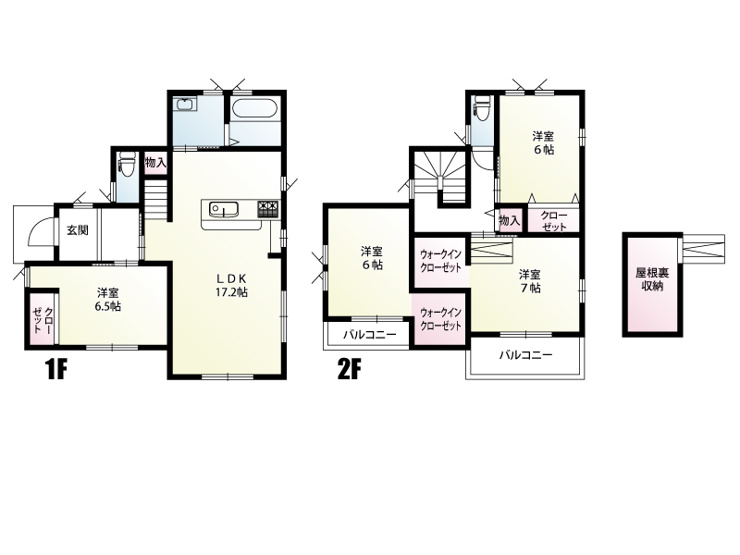 【深谷市常盤町　間取図】