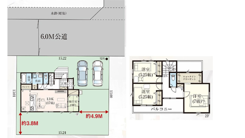 肥塚　間取図