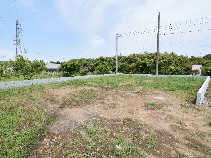 【１号棟：現地土地写真】