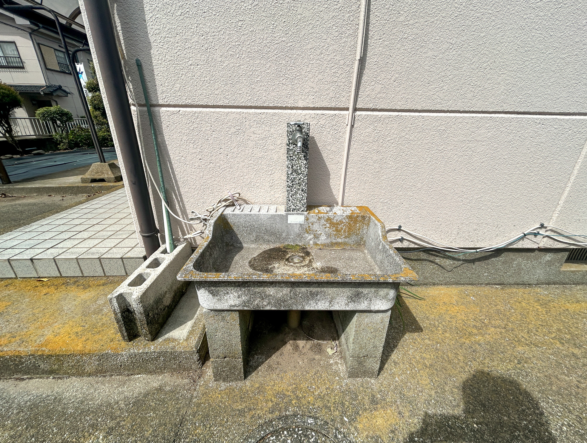 前橋市富士見町1期　中古物件の設備|お庭には、立水栓があるのでお子様のお庭遊び後もすぐに手洗いが可能です♪					