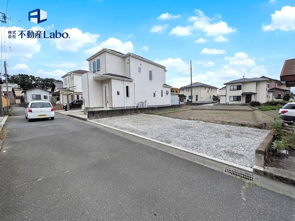 ハートフルタウン　富士市宮島924番　全1棟　の前面道路含む現地写真|建築プランが立てやすい、スッキリとした更地です♪