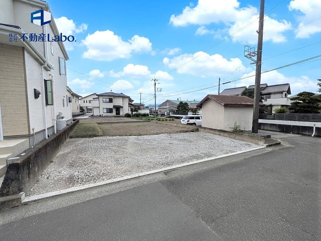 ハートフルタウン　富士市宮島924番　全1棟　の前面道路含む現地写真|新生活にぴったりな、ゆとりのある更地です♪