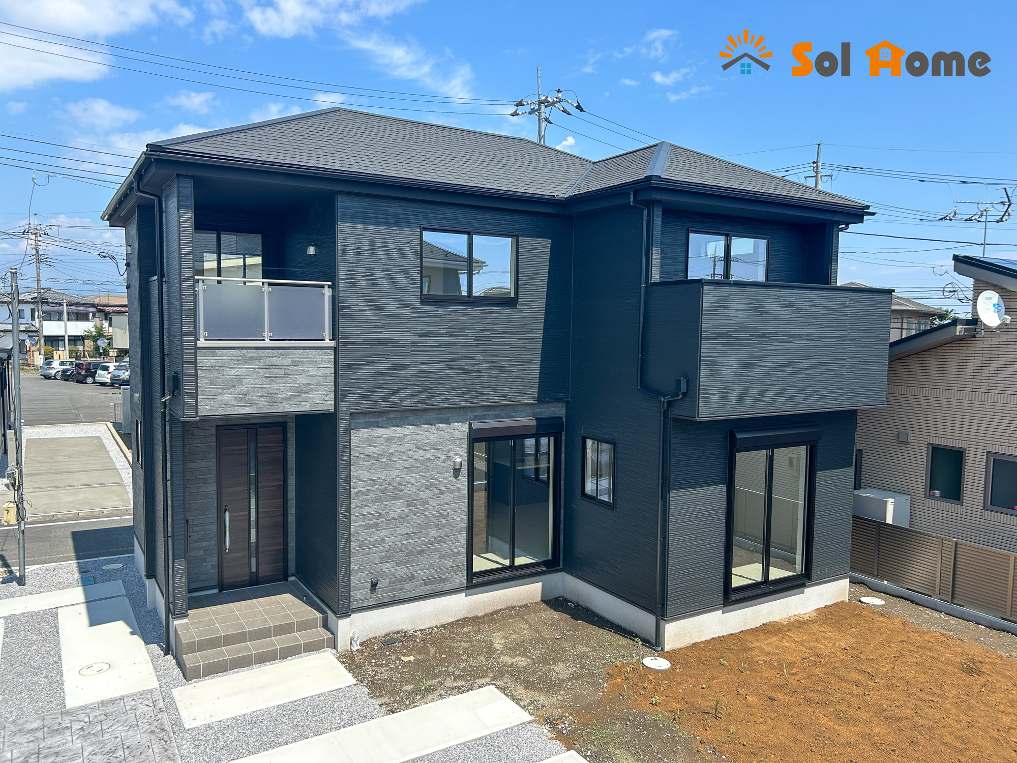 高崎市棟高町1期　新築住宅全4棟の外観|◆本日のご案内も大歓迎です♪◆ 図面や写真では分からない部分を不動産のプロが丁寧にご説明いたします！！ソルホームはいつでもお問い合わせをお待ちしております♪