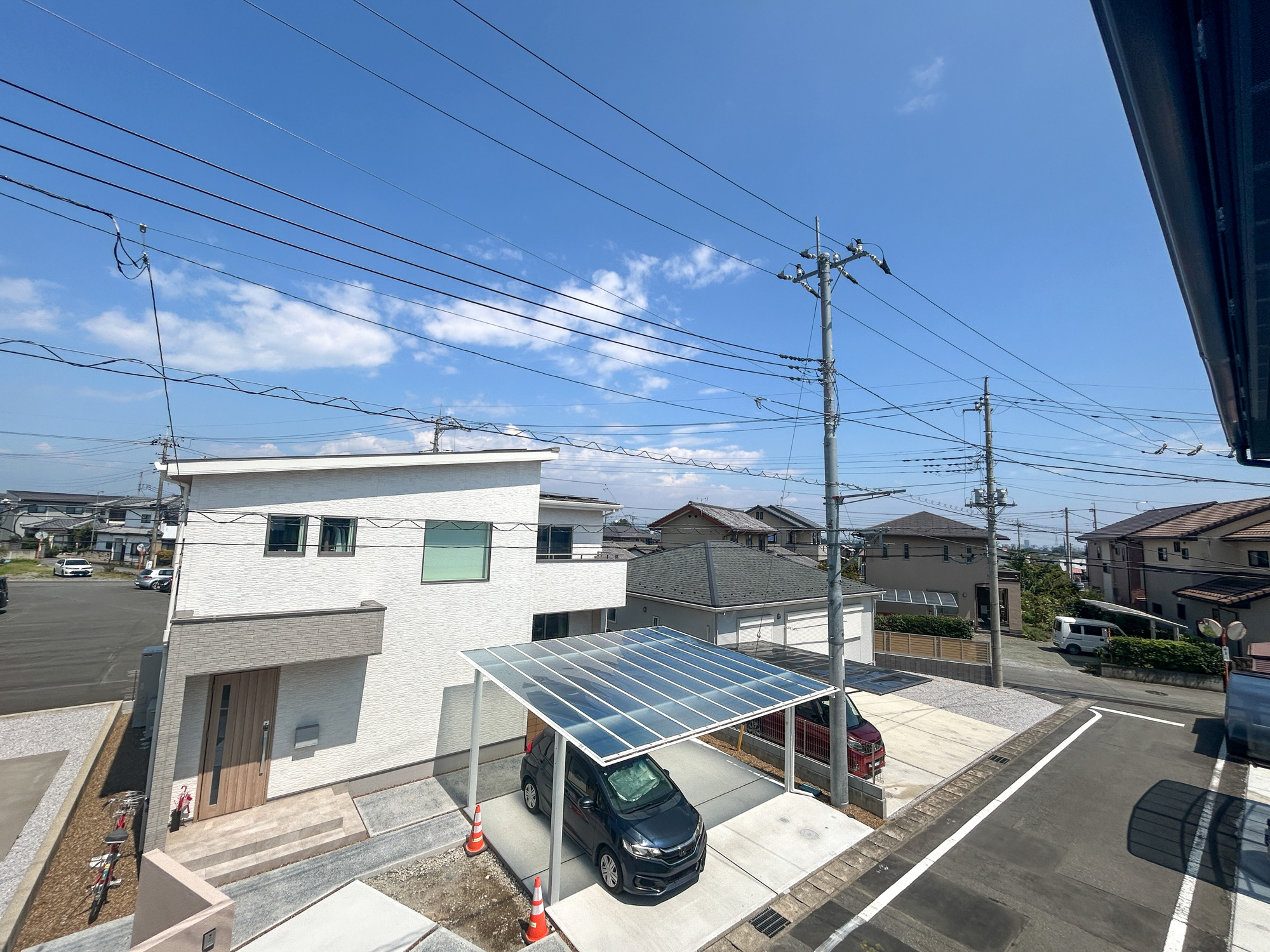 高崎市棟高町1期　新築住宅全4棟の展望|見晴らしの良い眺望は開放感たっぷり♪