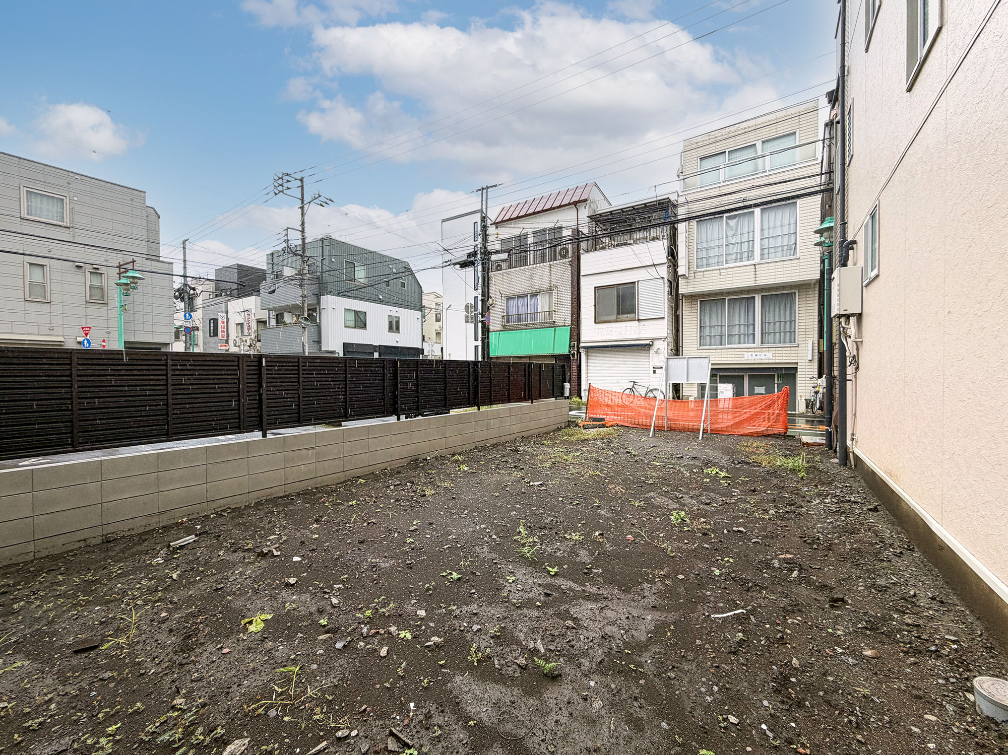 宅地分譲［三鷹市下連雀４丁目］の外観|現地写真（2026年8月末撮影）