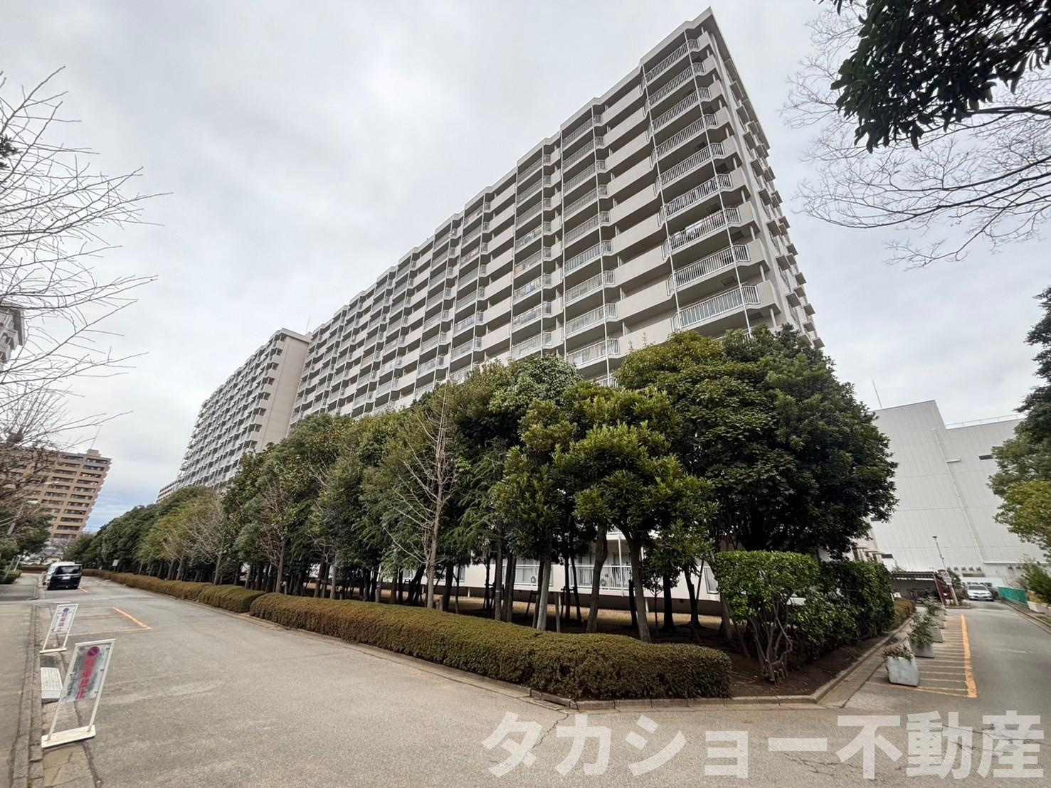 幕張ファミールハイツ　2号棟の外観|物件の外観です