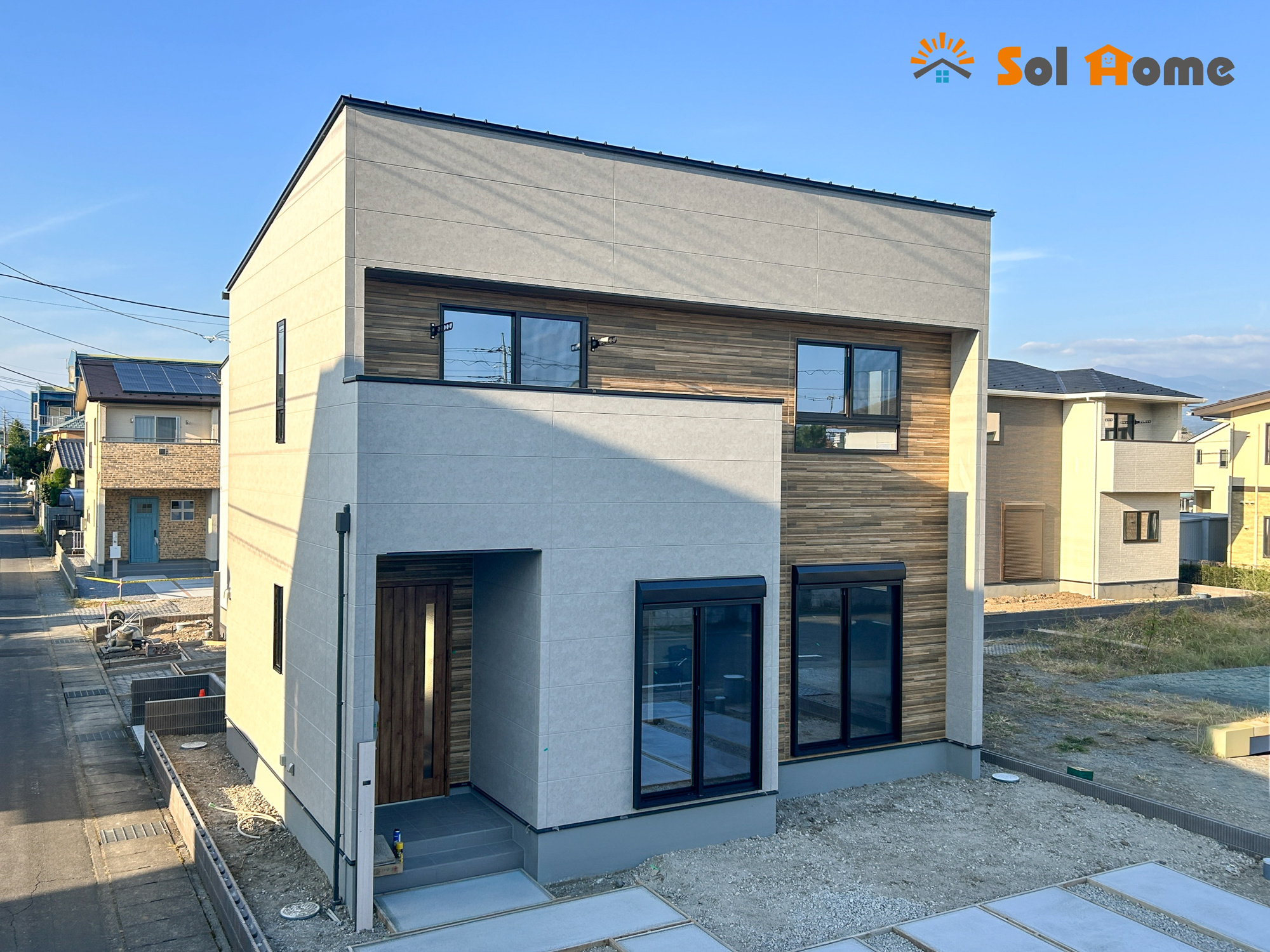 前橋市下小出町第5期　新築住宅全8棟の外観|◆本日のご案内も大歓迎です♪◆ 図面や写真では分からない部分を不動産のプロが丁寧にご説明いたします！！ソルホームはいつでもお問い合わせをお待ちしております♪