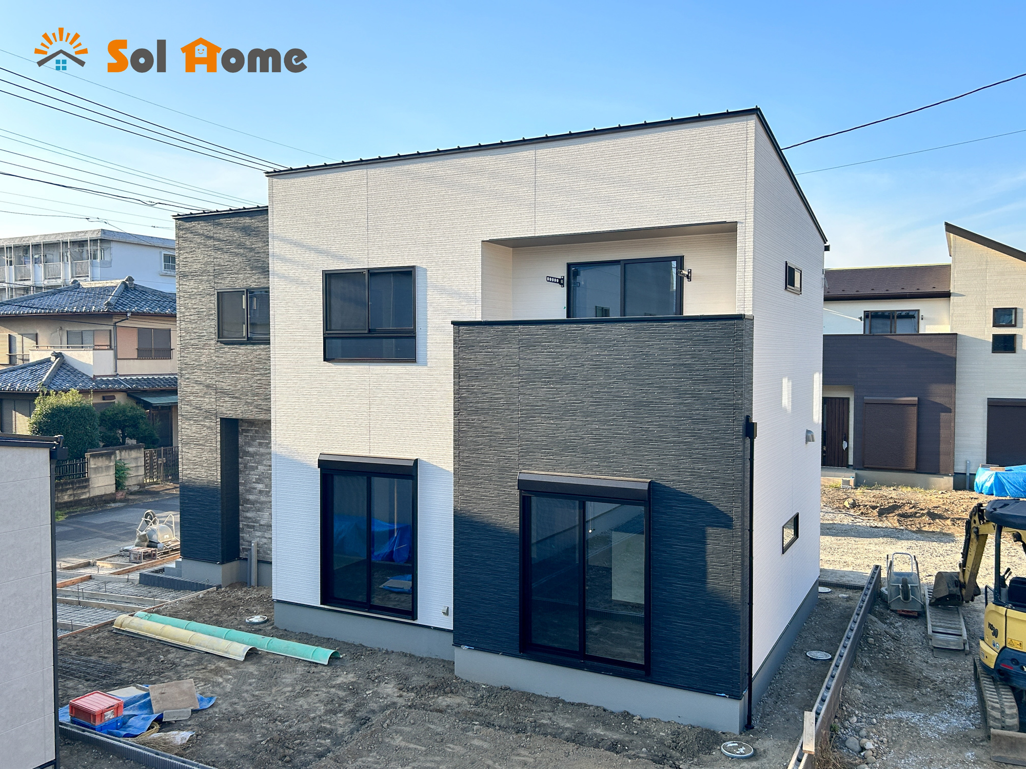 前橋市下小出町第5期　新築住宅全8棟の外観|◆本日のご案内も大歓迎です♪◆ 図面や写真では分からない部分を不動産のプロが丁寧にご説明いたします！！ソルホームはいつでもお問い合わせをお待ちしております♪