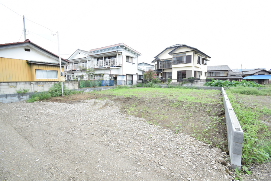 【１号棟：現地土地写真】