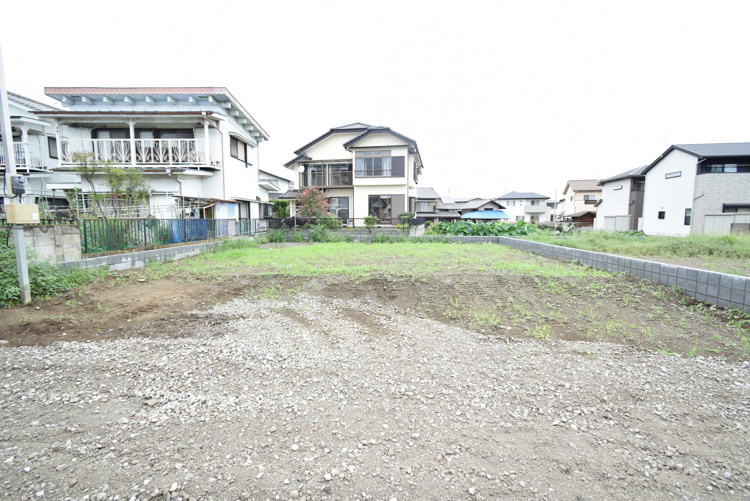 【１号棟：現地土地写真】