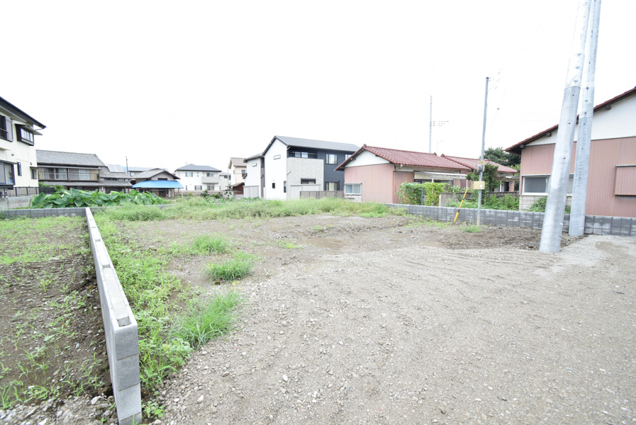 【１号棟：現地土地写真】